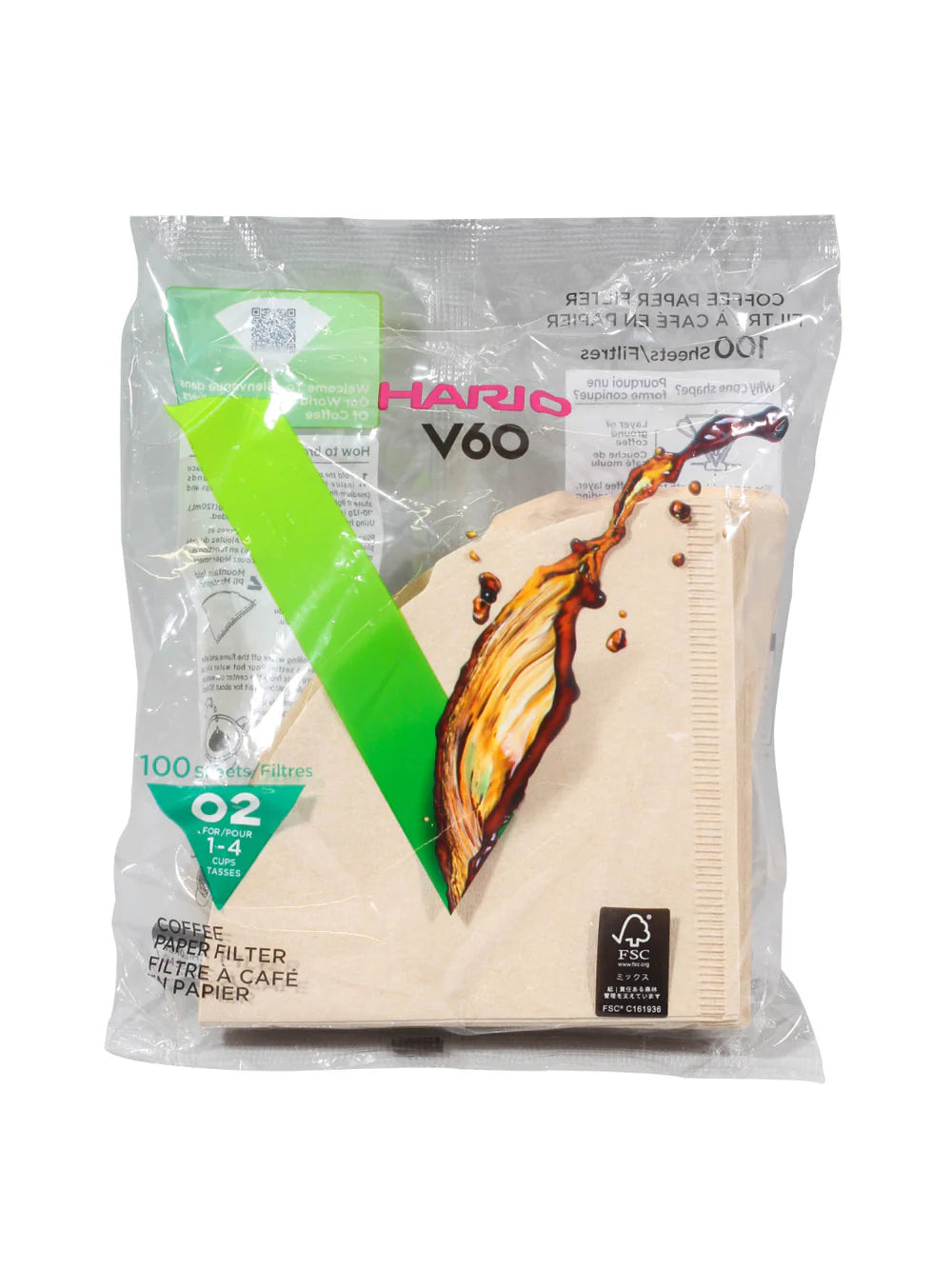 HARIO V60-02 Dripper (Plastic)