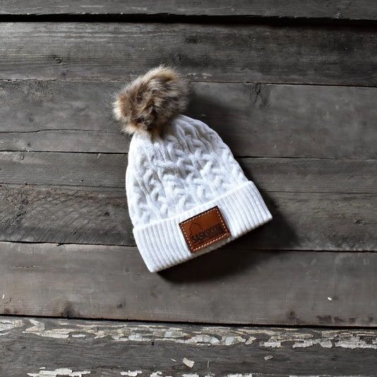 Cuff Toque with Pom Pom